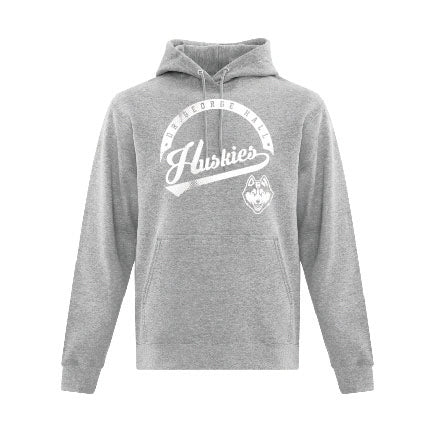 Heather Grey Cotton Fleece Hoodie