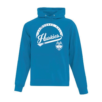 Teal Cotton Fleece Hoodie