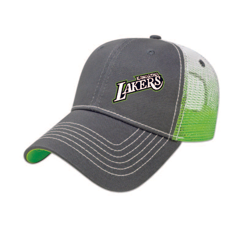 Lakers Lime Mesh Back Hat