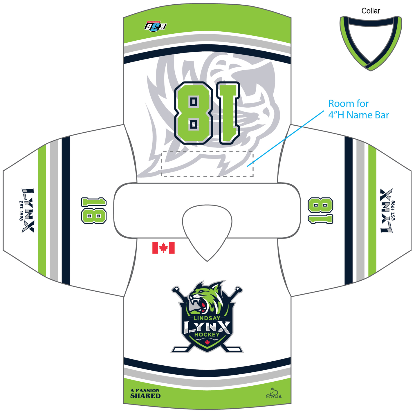 LINDSAY LYNX GAME JERSEYS