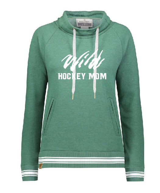 Hockey Mom Funnel Neck Hoodie