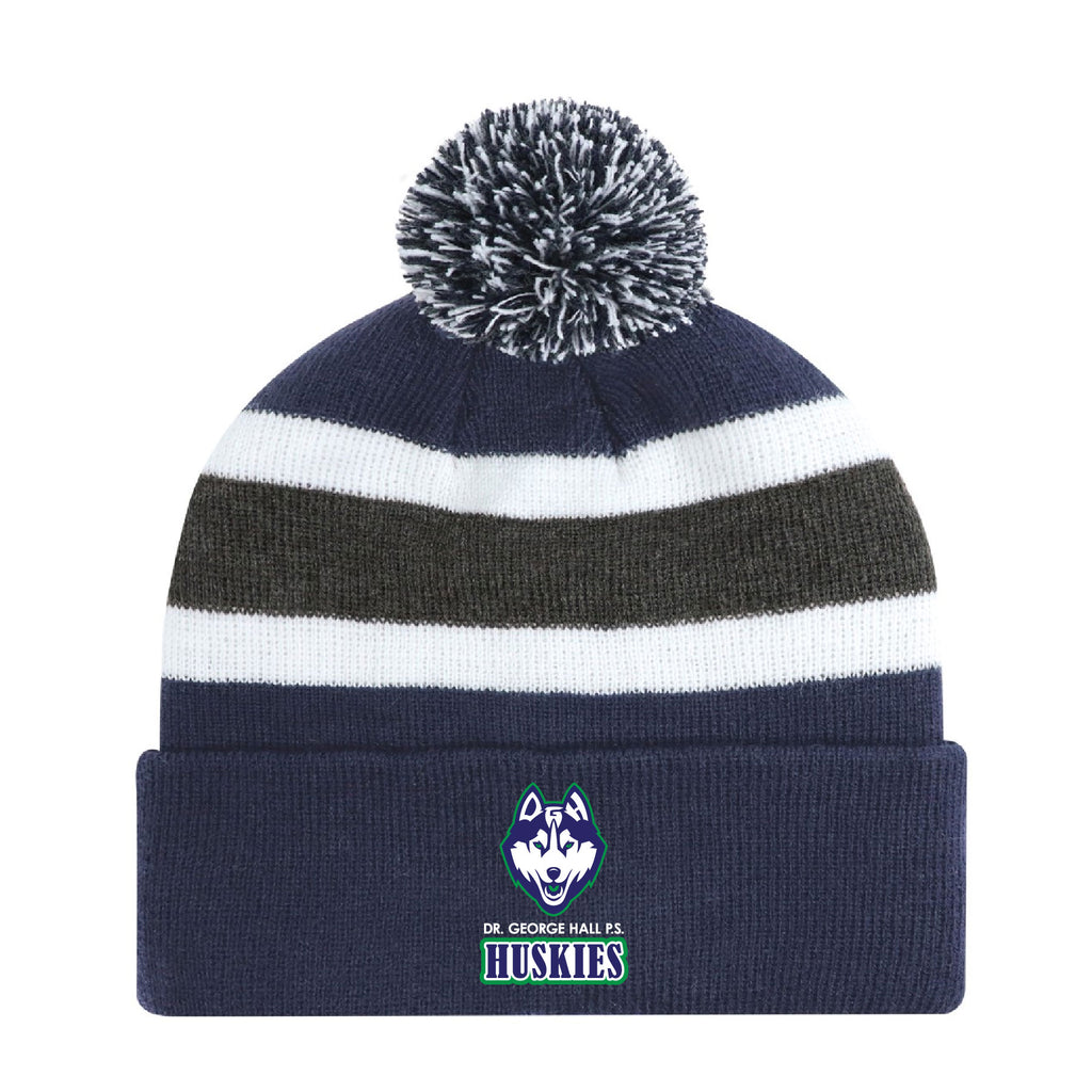 Toque with Pom-Pom