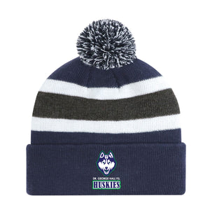 Toque with Pom-Pom